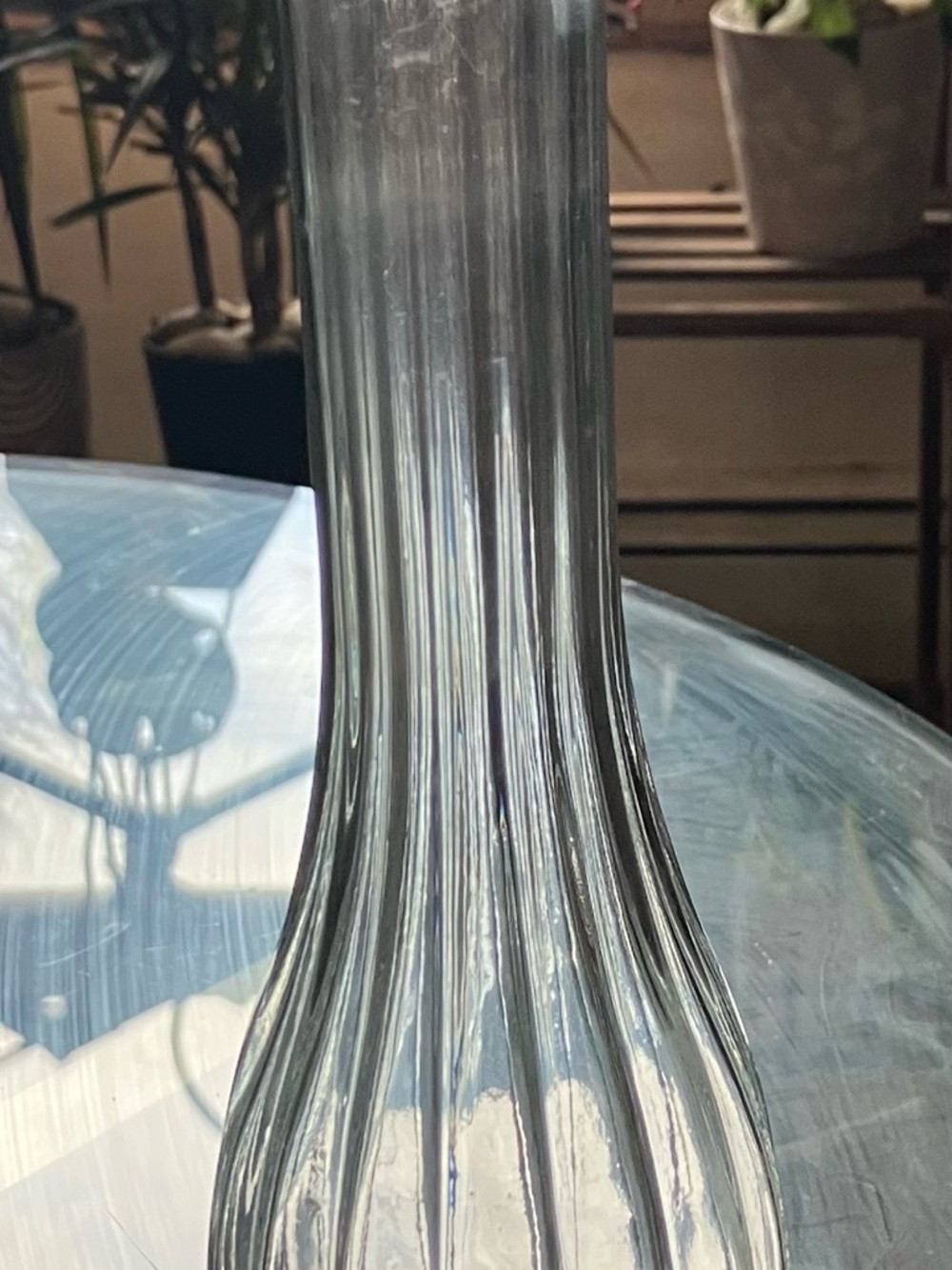 VTG Hoosier Glass Ribbed Bud Vase !Accepting Offers/Bundle Deals!